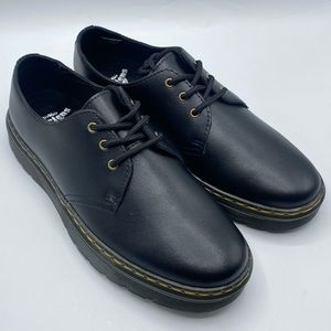 Dr. Martens Zavala Lo Black Leather Oxford Mens Size 8 Womens Size 9.5 (LA004)